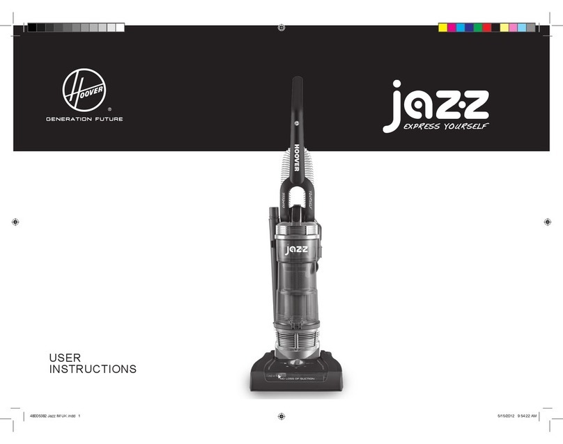Hoover Jazz JA1600 User instructions