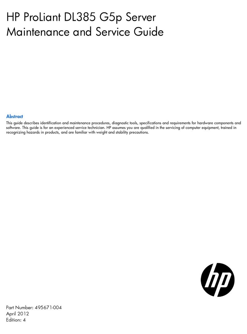 HP ProLiant DL385 G5p Manual
