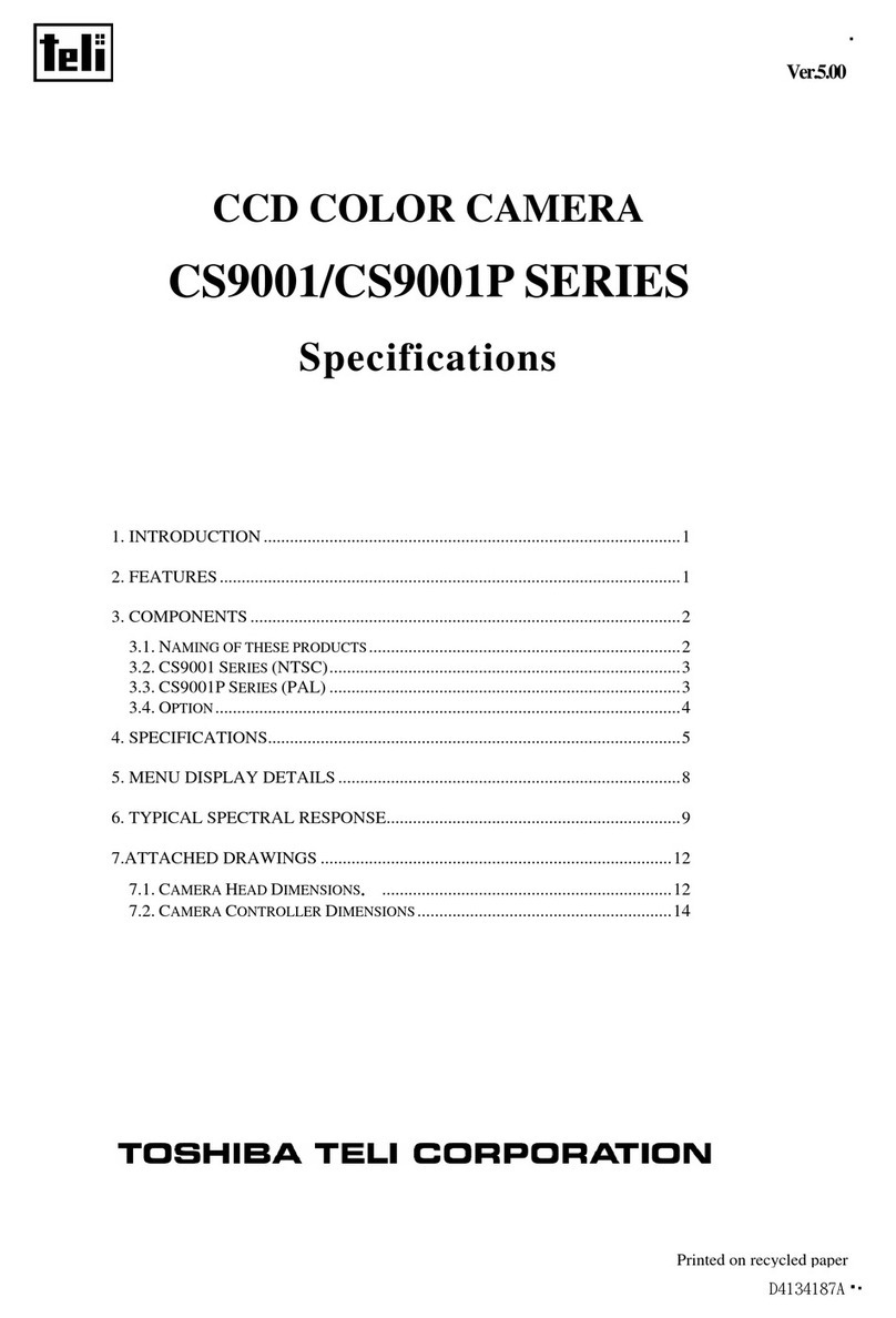 Teli CS9001 Series User manual