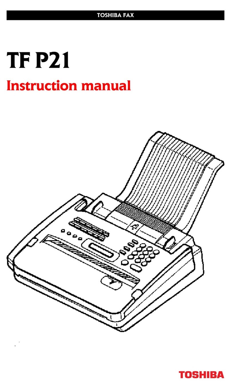 Toshiba TF P21 User manual