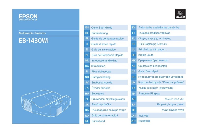 Epson EB-1430Wi User manual