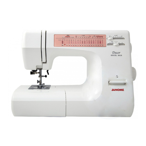 Janome Decor Excel 5018 Instruction book