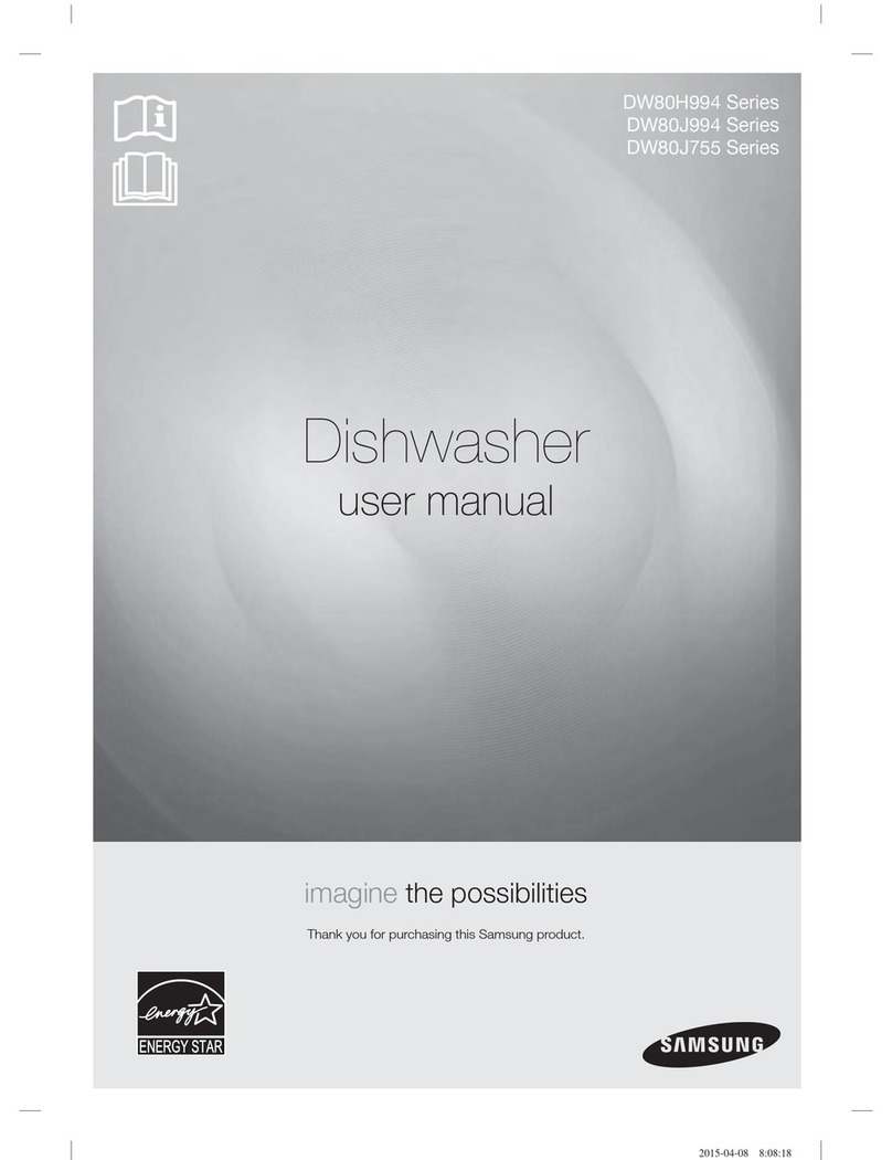 Samsung DW80H994 Series user manual