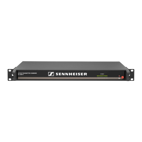 Sennheiser AC 3200-II High Gain instruction manual