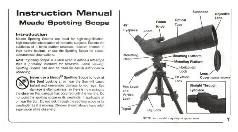 Meade 81005 Condor User manual Meade 81005 Condor User manual