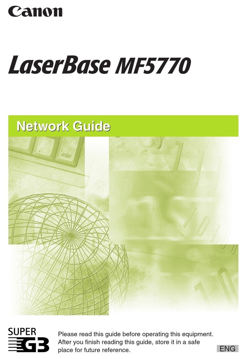 Canon LaserBase MF5770 Installation and maintenance instructions
