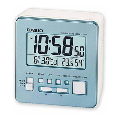 Casio DQ-981 User manual