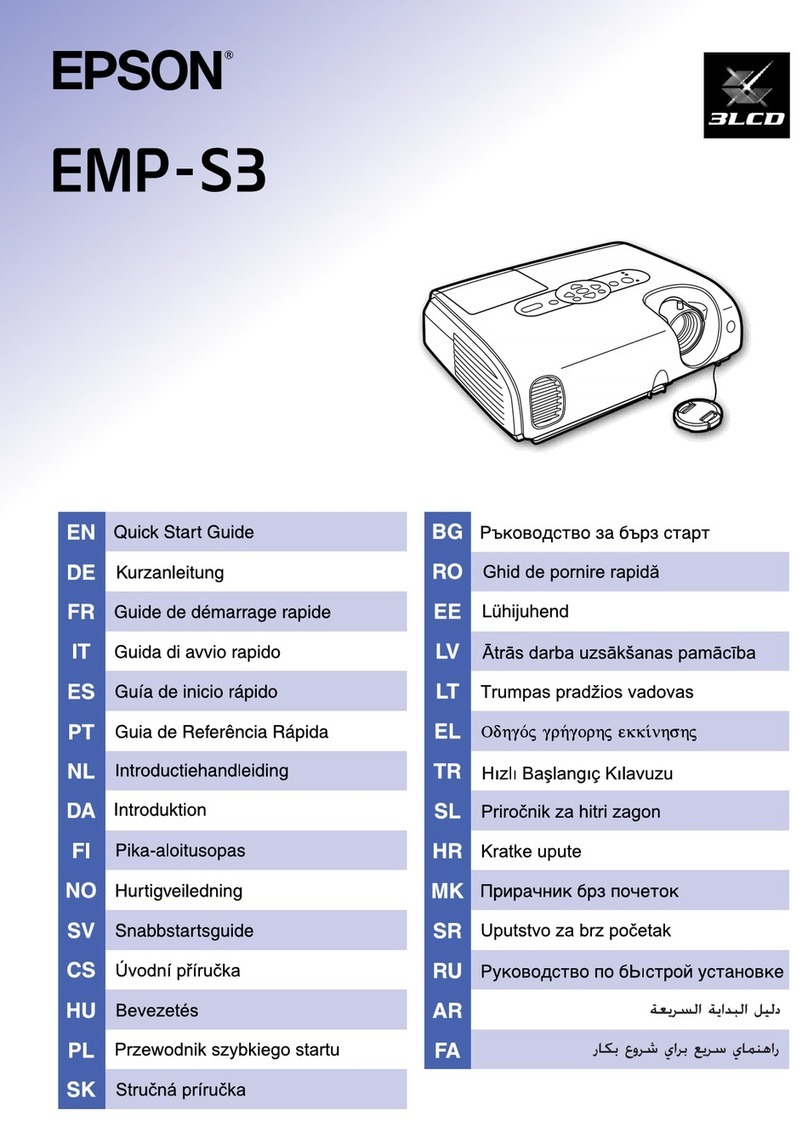 Epson EMP-S3 quick start guide