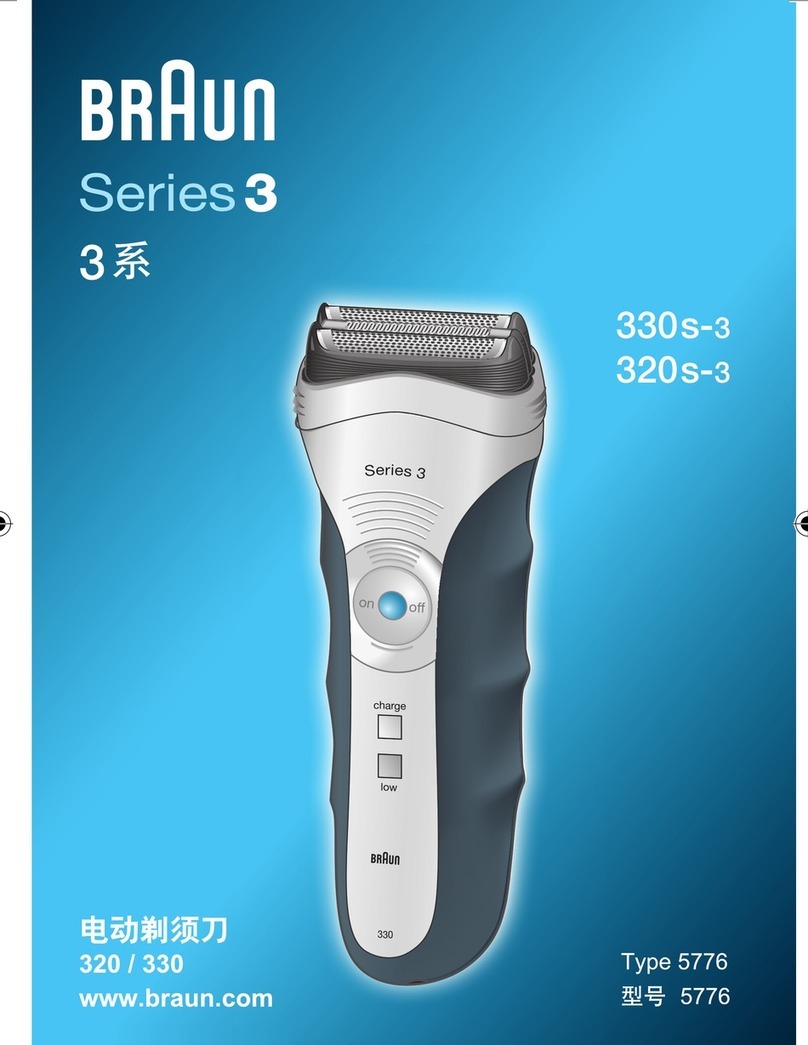 Braun 330s-3 User manual