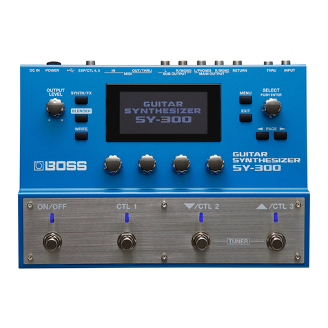 BOSSCO SY-300 Owner's manual and warranty information