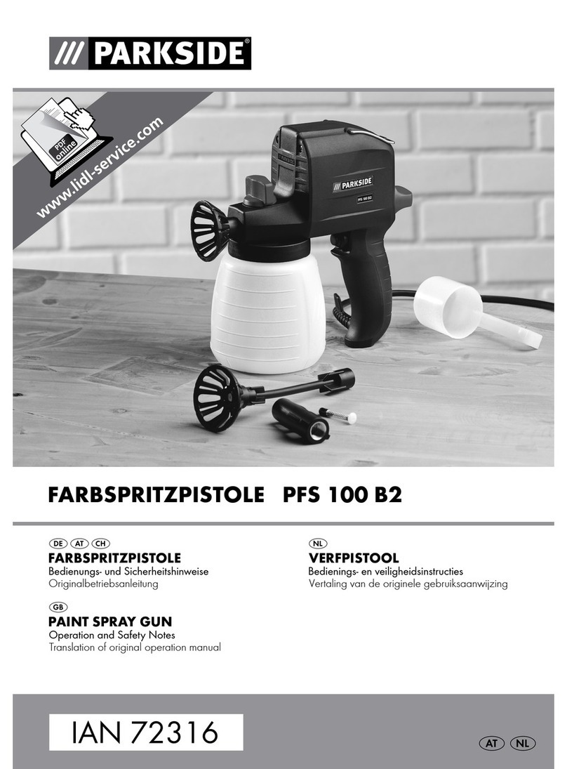 Parkside PFS 100 B2 Operation and safety notes