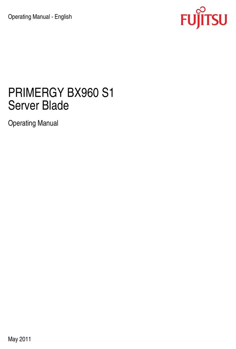 Fujitsu PRIMERGY BX960 S1 User manual