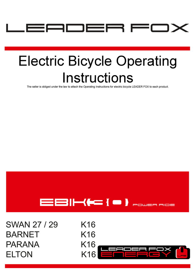 Leader Fox SWAN 27 K 16 operating instructions