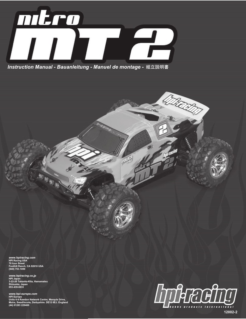 HPI Racing Nitro mt 2 User manual