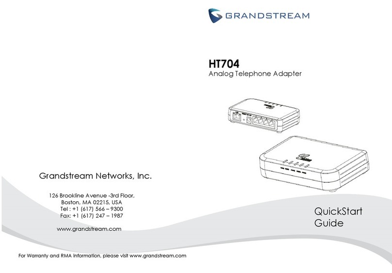 Grandstream Networks HT704 User manual