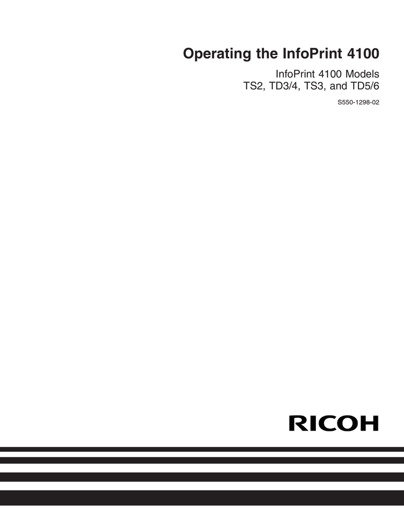 Ricoh InfoPrint 4100 TS2 User manual
