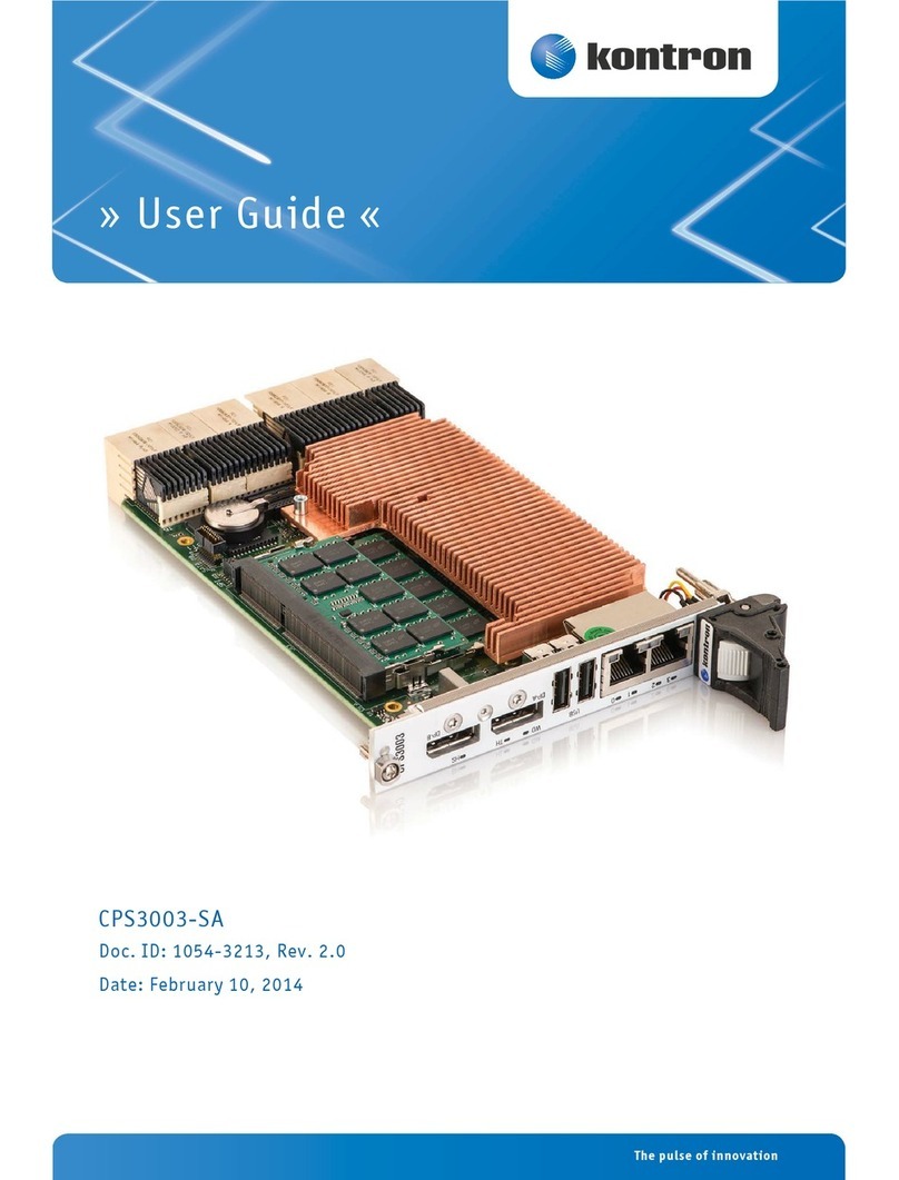 Kontron CPS3003-SA User manual