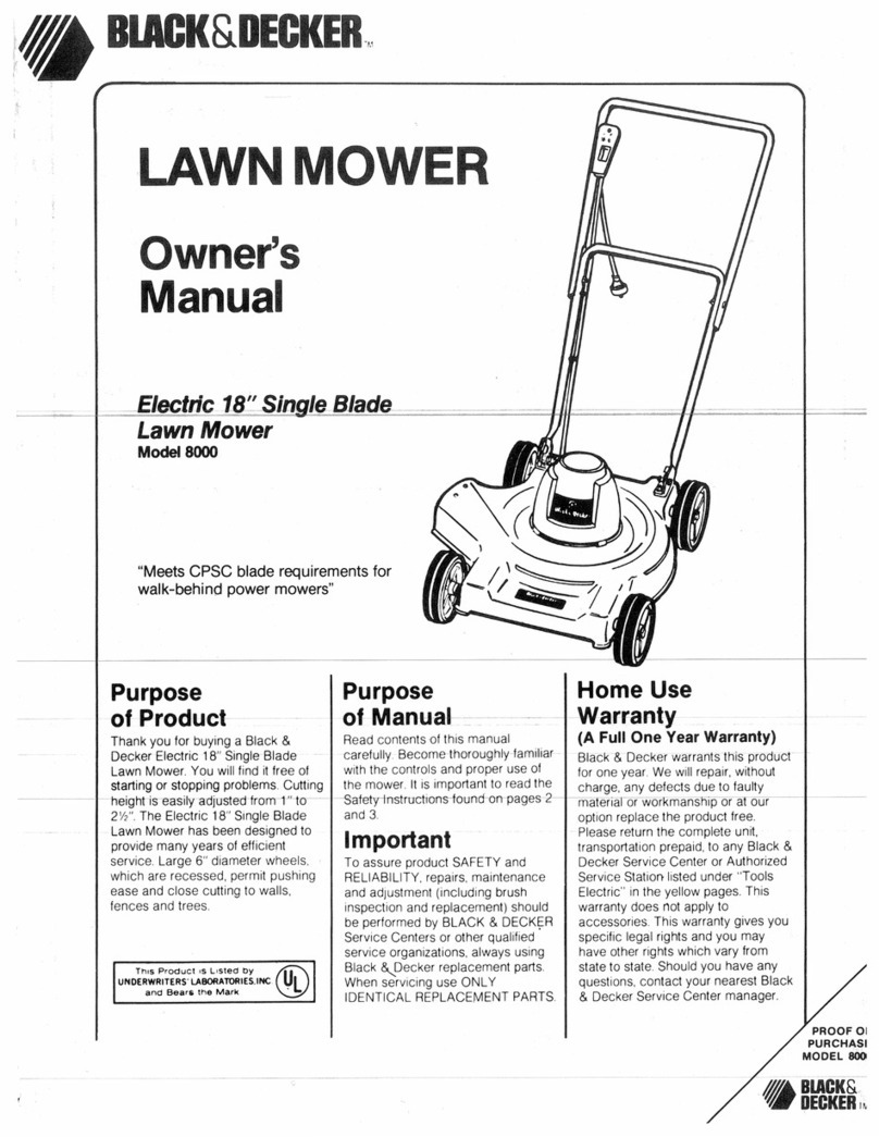 Black & Decker 8000 User manual