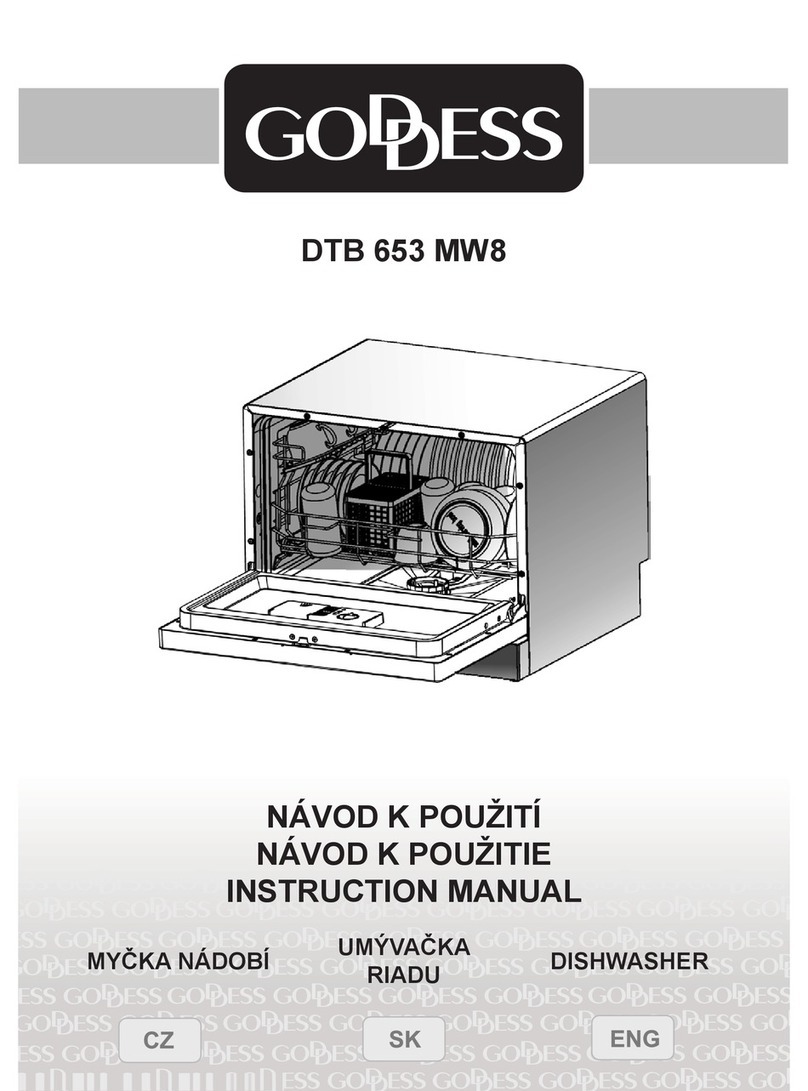 Goddess DTB 653 MW8 instruction manual
