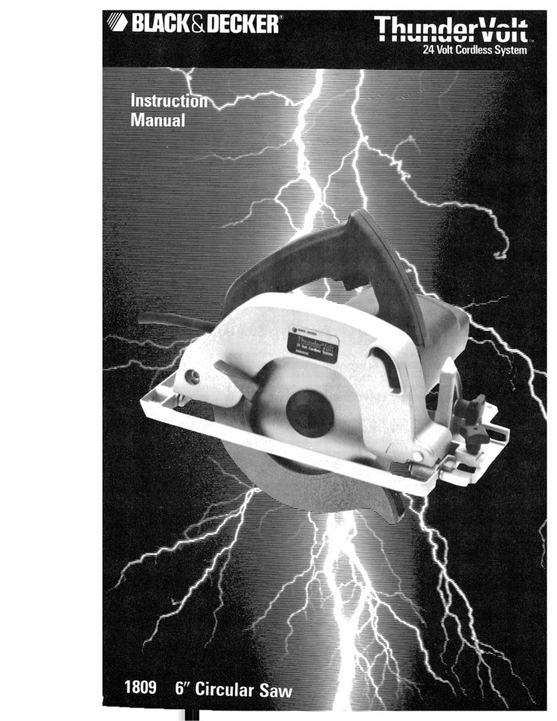 Black & Decker ThunderVolt 1809 instruction manual