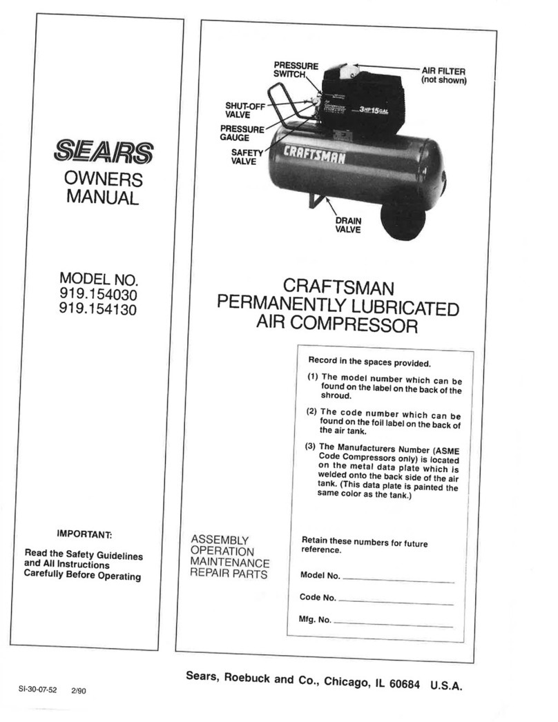 Sears Craftsman 919.154030 owner's manual