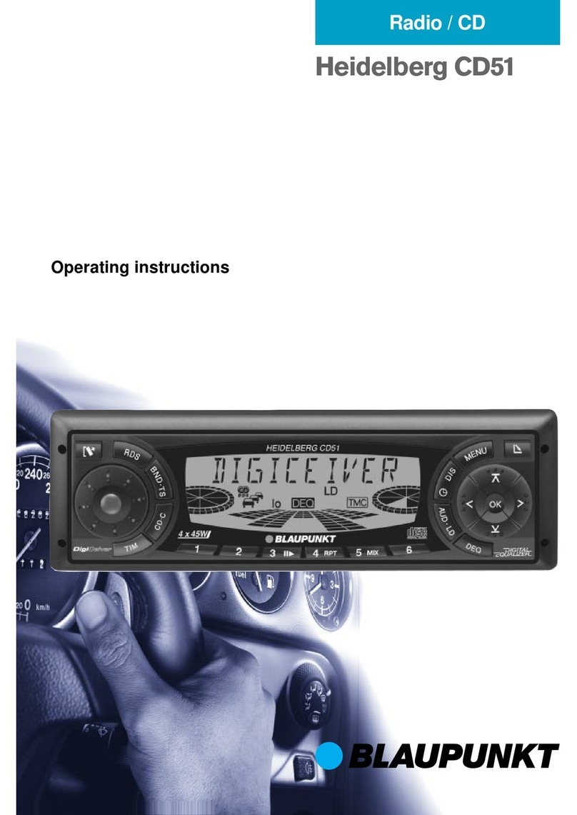 Blaupunkt Heidelberg CD51 User manual