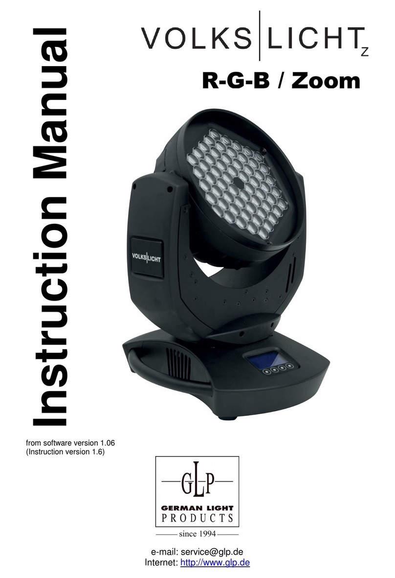 Volkslicht R-G-B / Zoom instruction manual Volkslicht R-G-B / Zoom instruction manual