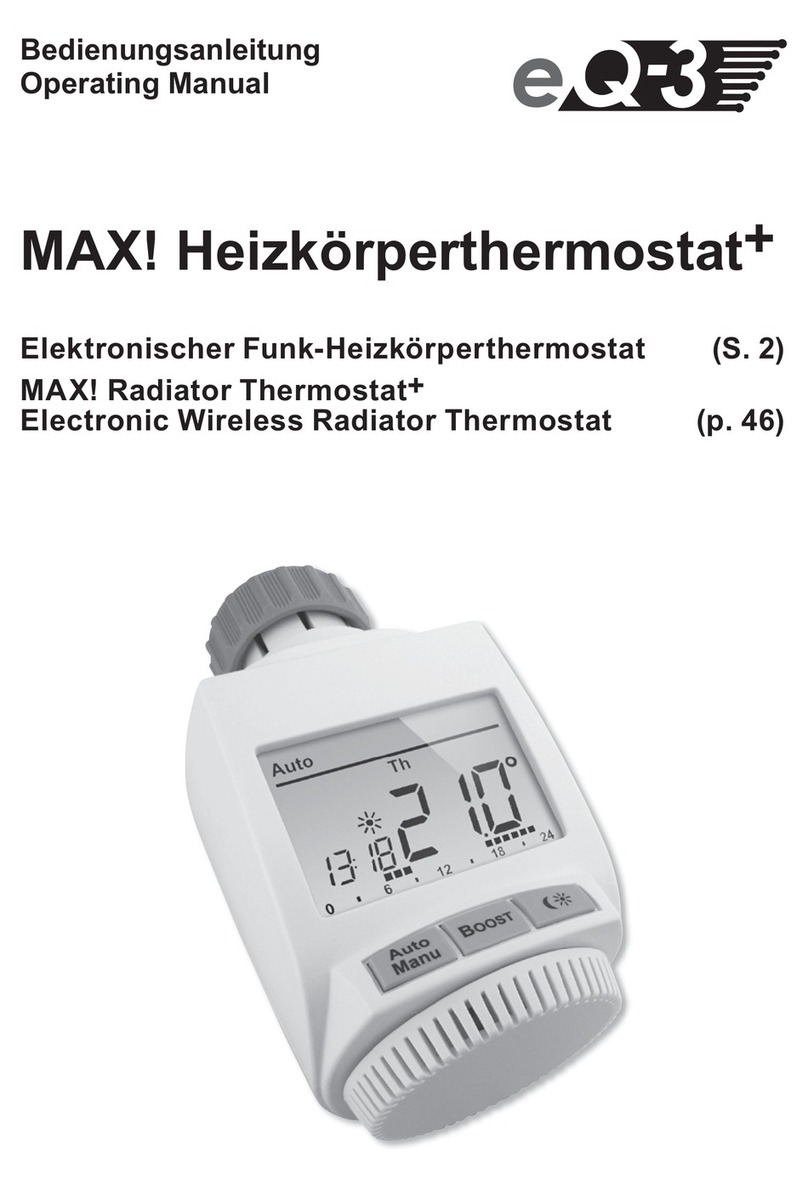 EQ3 MAX! Radiator Thermostat+ operating manual