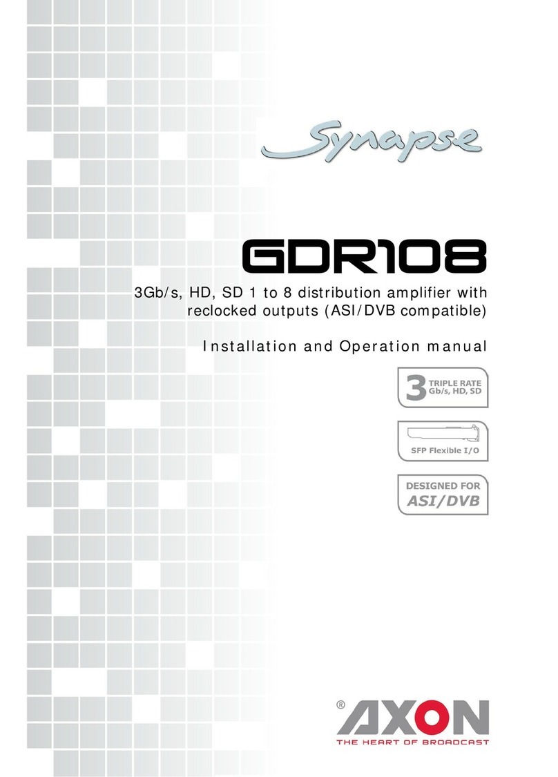 Synapse GDR108 User manual