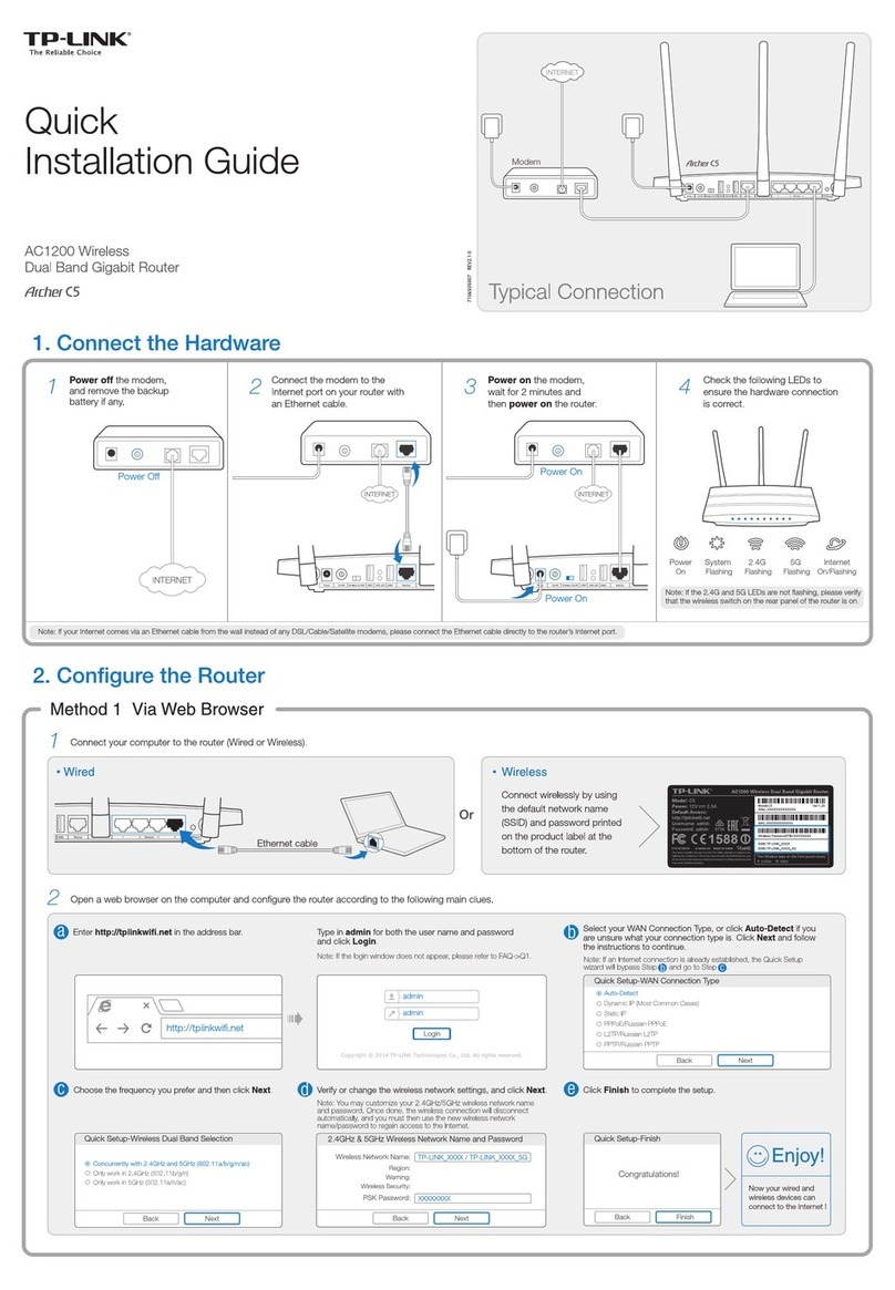 TP-Link Archer C5 User manual