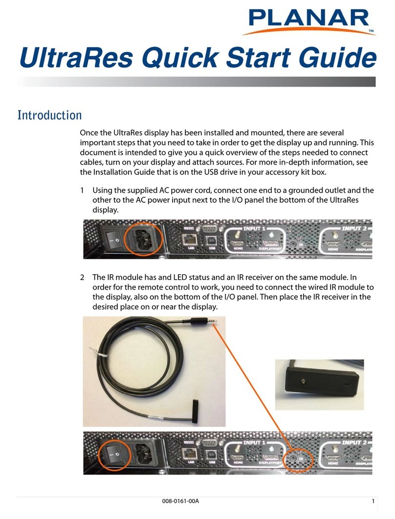 Planar UltraRes User manual