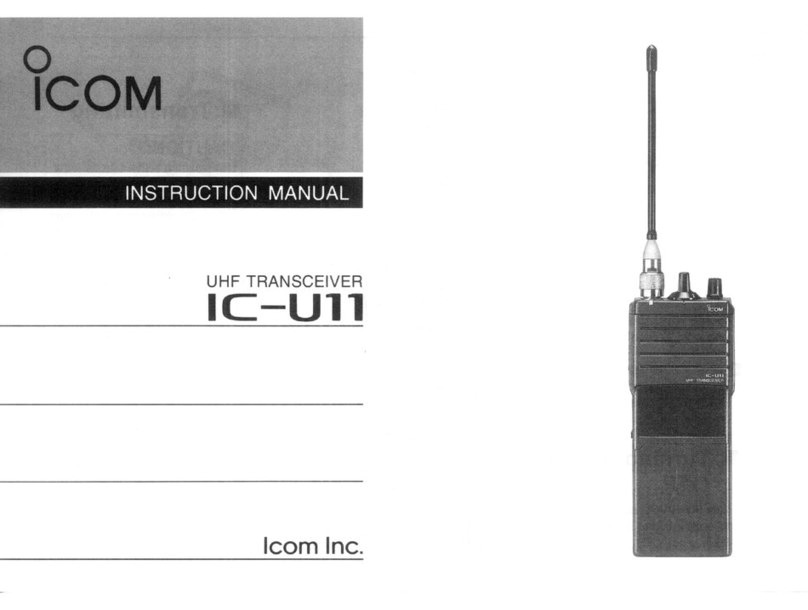 Icom IC-U11 instruction manual