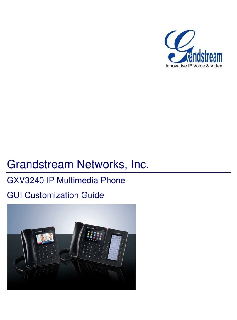 Grandstream Networks GXV3240 User manual