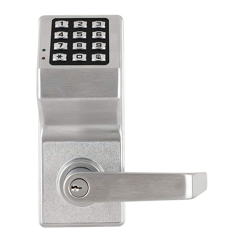 Alarm Lock DL6100 installation instructions