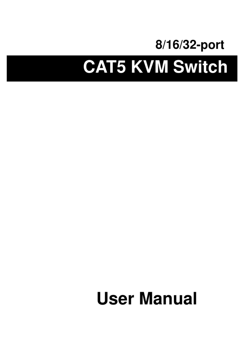 MX-Tech 8-port CAT5 KVM Switch user manual MX-Tech 8-port CAT5 KVM Switch user manual