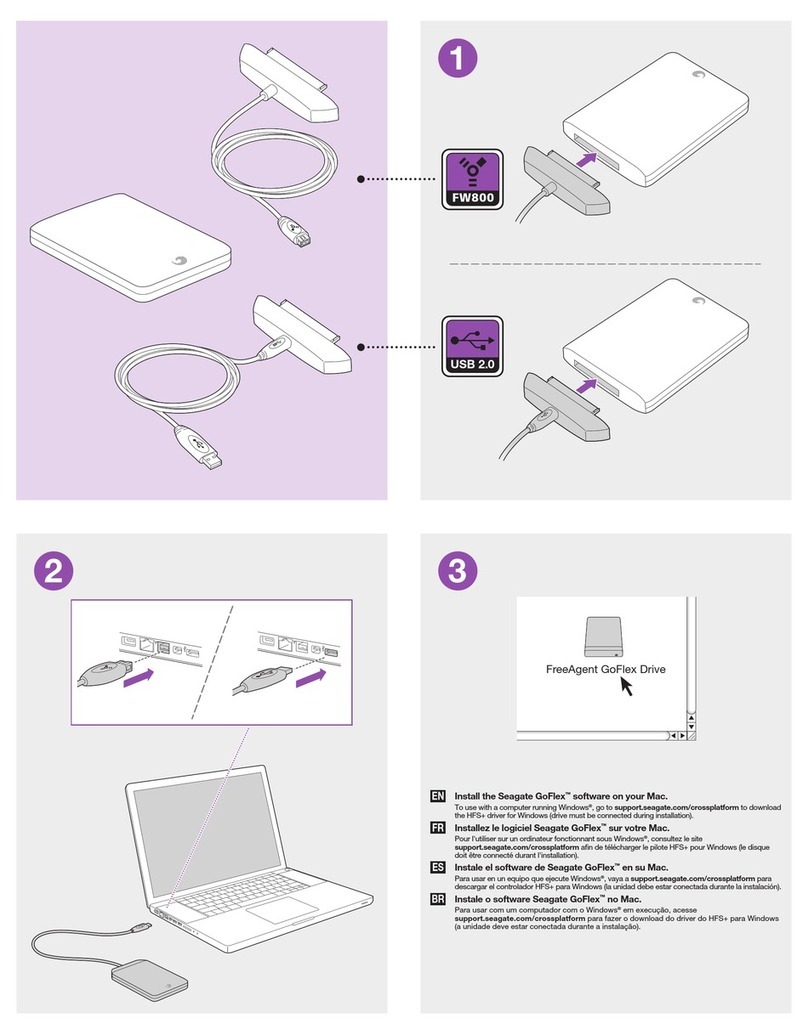 Seagate GoFlex Pro quick start guide