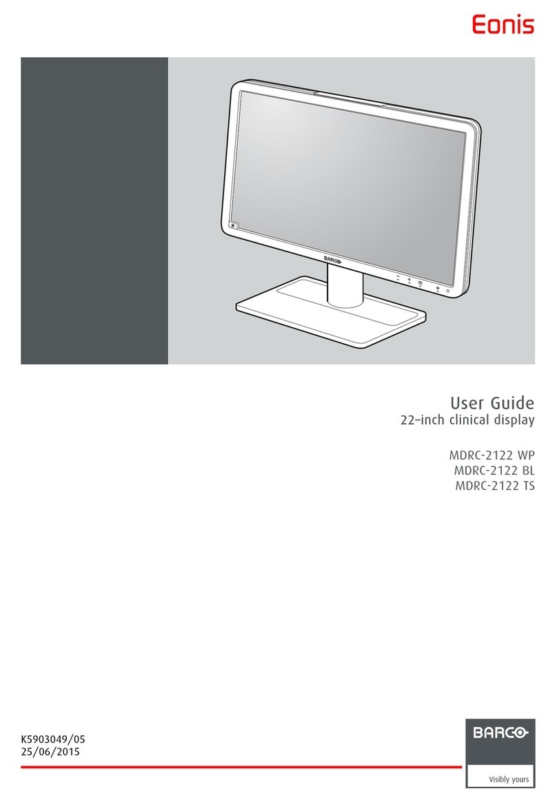 Barco MDRC-2122 WP User manual