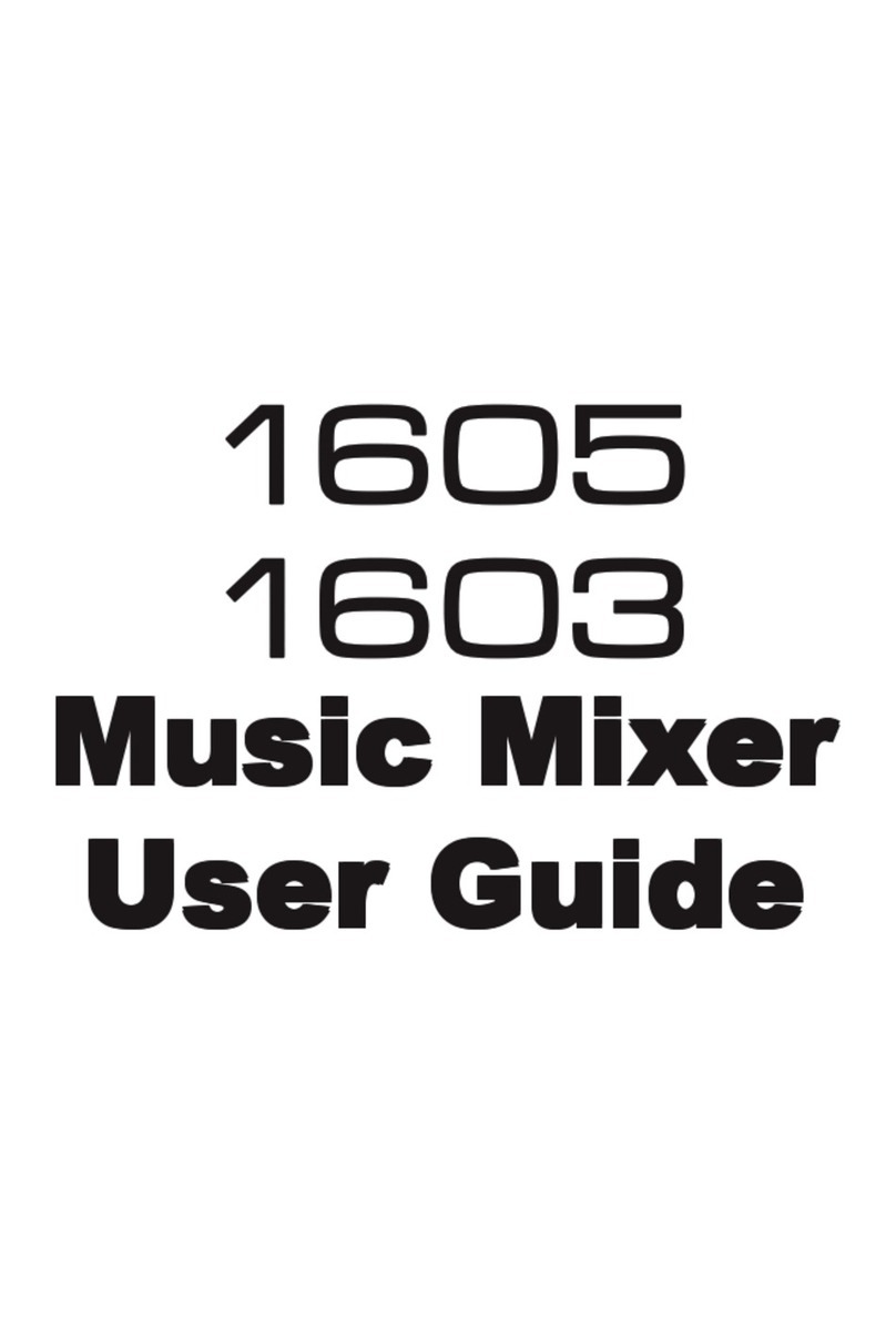 Harman 1605 User manual