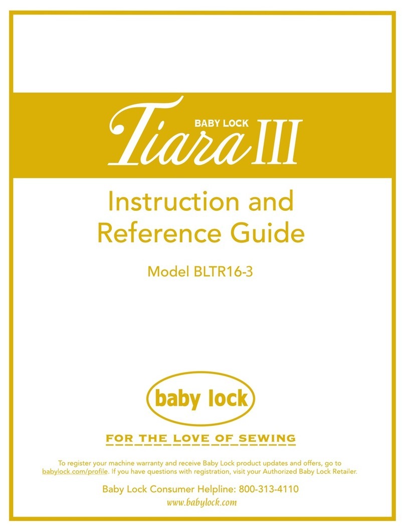 Baby Lock Tiara III BLTR16-3 Instruction and reference guide