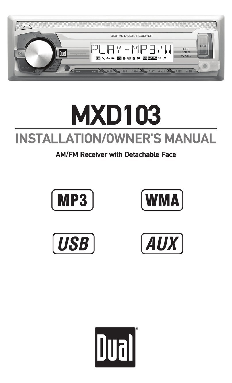 Dual MXD103 Operating instructions