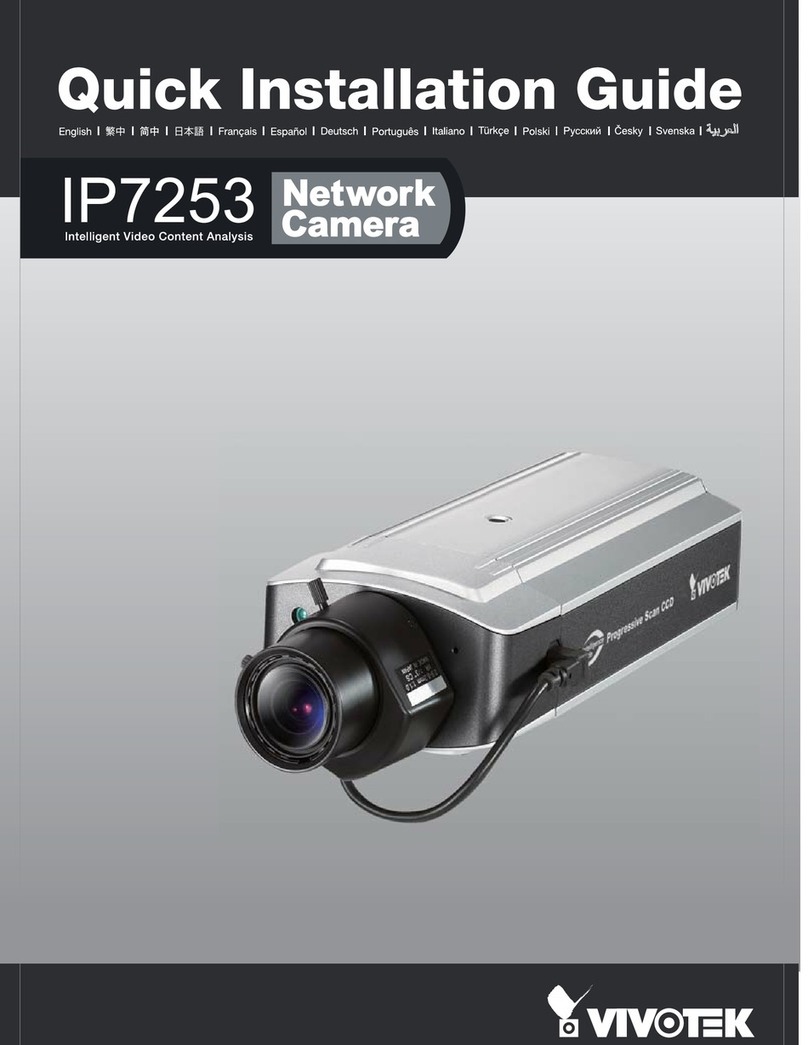 Vivotek IP7253 Quick installation guide