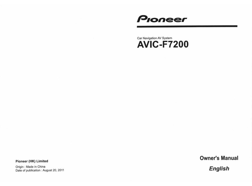 Pioneer AVIC-F7200 User manual