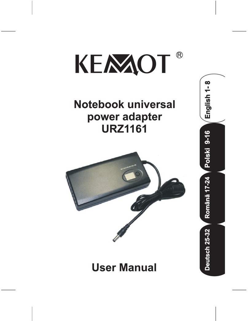 Kemot URZ1161 User manual