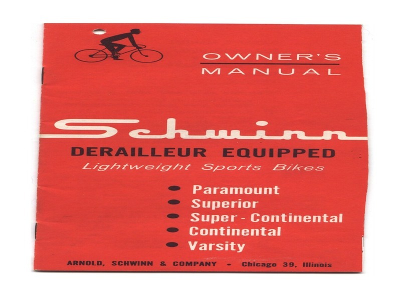 Schwinn Paramount User manual