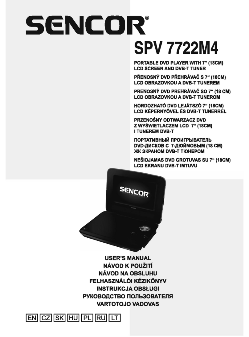 Sencor SPV 7722M4 user manual