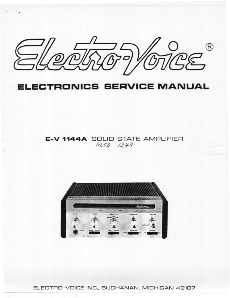 Electro-Voice E-V 1144A Service manual Electro-Voice E-V 1144A Service manual