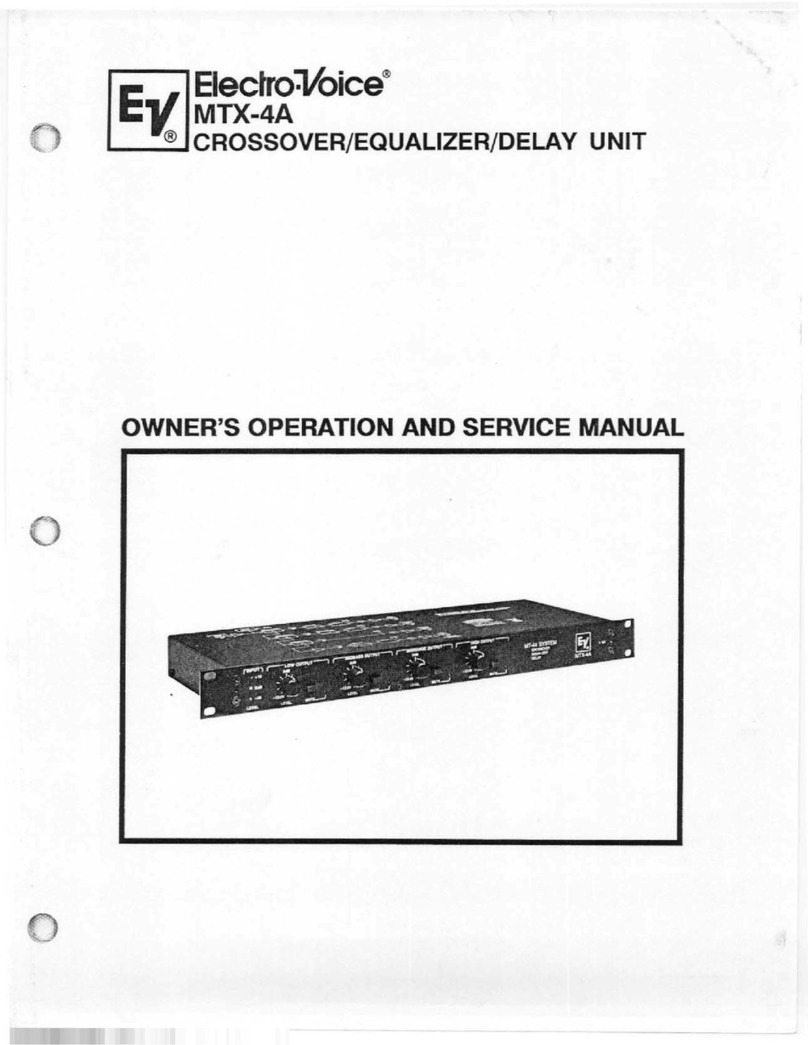 Electro-Voice MTX-4A Instructions for use