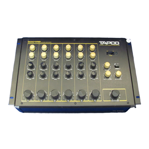 Tapco 8201B User manual