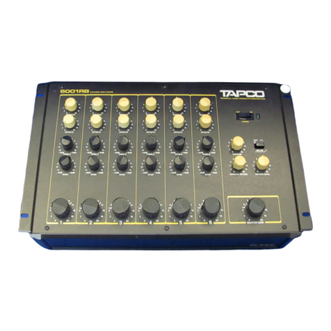 Tapco 6001RB owner's manual