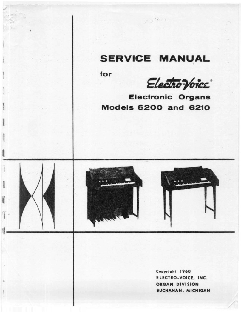 Electro-Voice 6200 Service manual
